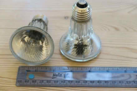 Photo of free Two halogen spotlamps with Edison Screw bases (Purley on Thames RG31) #1