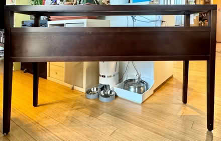 Photo of free Console/Hall table w/ glass top (East Cambridge) #2