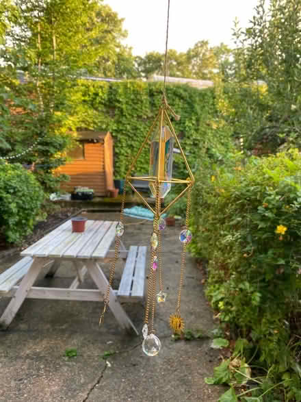 Photo of free Gold celestial sun catcher ornament (Finsbury Park N4) #1