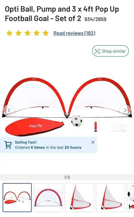 Photo of free Opti pop up football goal (Great Shefford RG17) #1