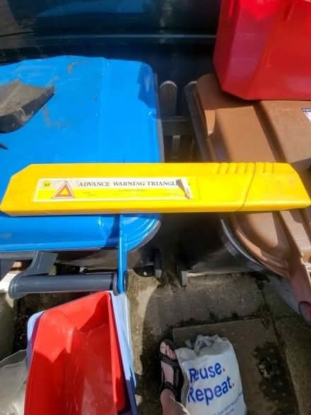 Photo of free Warning triangle (Neville's Cross DH1) #1