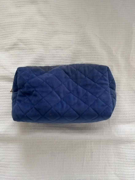 Photo of free Velvet blue makeup bag (Stepney E1) #3