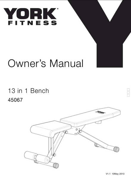 Photo of free Exercise workout bench (WD233BQ) #1