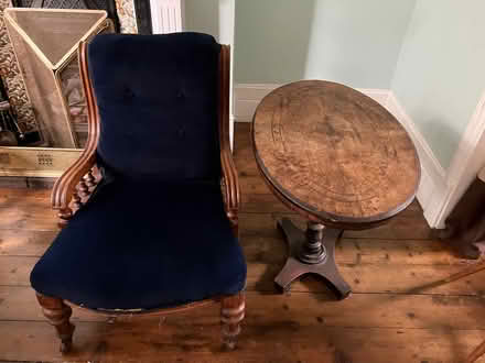 Photo of free Chair and small table (SW15) #1