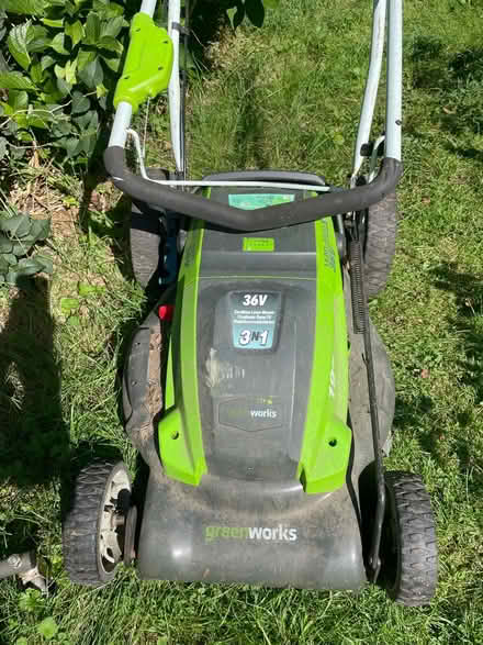 Photo of free Broken electric lawn mower (West acton) #2