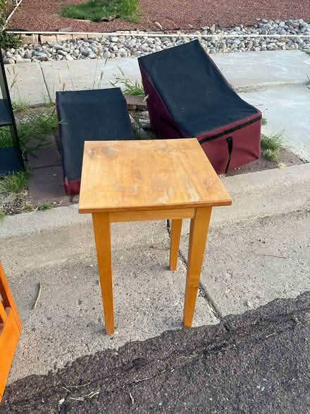 Photo of free Small Side Table/Plant Stand (Tramway/Copper) #1