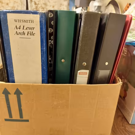 Photo of free A4 ring files (Fords Farm RG31) #1