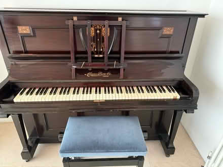 Photo of free Upright piano and piano stool (Belsize Park, NW3) #4