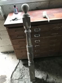 Photo of free Wooden Newel Post (Central Tavistock PL19) #1