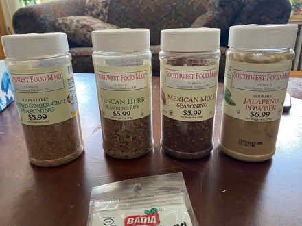 Photo of free Spices & marble/wood cutting board (Watertown) #2