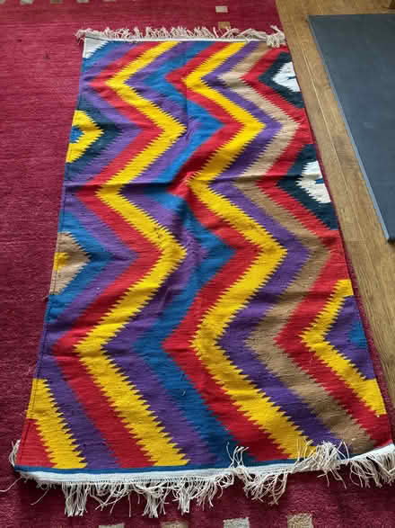 Photo of free Colourful throw (The Maltings LS26) #1
