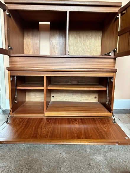 Photo of free Two Mid-Century Low Cupboards (Warminster BA12) #2