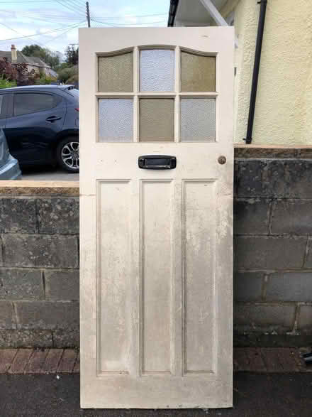 Photo of free 1930’s original wooden front door (Midsomer Norton BA3) #1