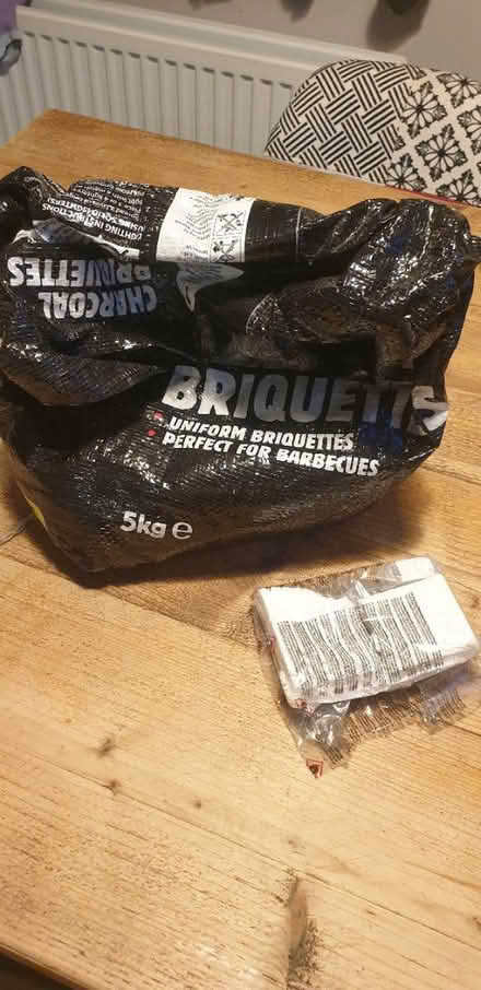 Photo of free Approx 1kg of charcoal briquettes (SK14 (Hyde)) #1