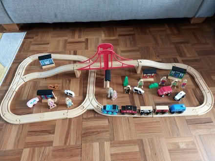 Photo of free Wooden Toy Train Set (Kempshott, Basingstoke) #1