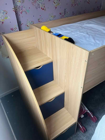 Photo of free Child's mid sleeper bed with steps (Glenridding CA11) #2