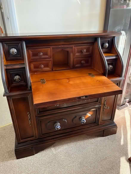 Photo of free Wooden study/office sideboard (HR4 7FG) #2
