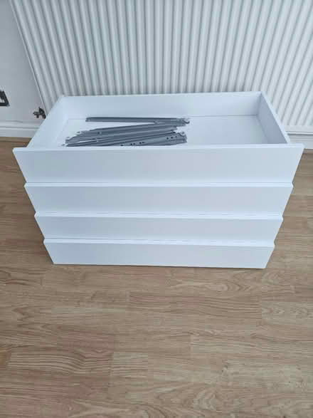Photo of free White drawers with runners (Ramsbottom) #1