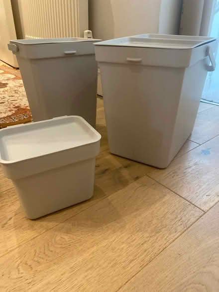 Photo of free 3 Ikea bins (Stockwell SW9) #2