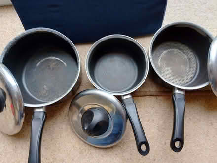 Photo of free Set of saucepans (Knaphill GU21) #2