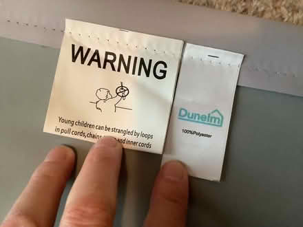 Photo of free DUNELM blackout roller blind (Grange Estate, Letchworth SG6) #2