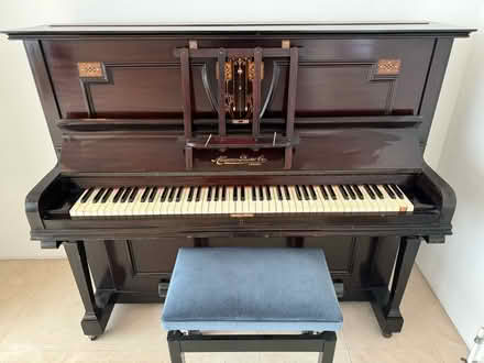 Photo of free Upright piano and piano stool (Belsize Park, NW3) #3