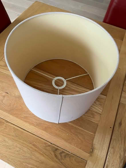 Photo of free Beige linen lampshade (SK7) #3