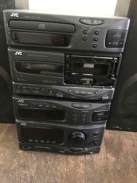 Photo of free JVC hifi stack and speakers (Lansdown) #3