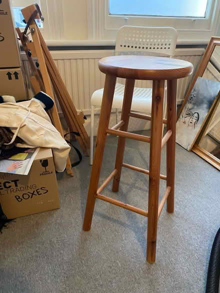 Photo of free Wooden stool (Finsbury Park N4) #2