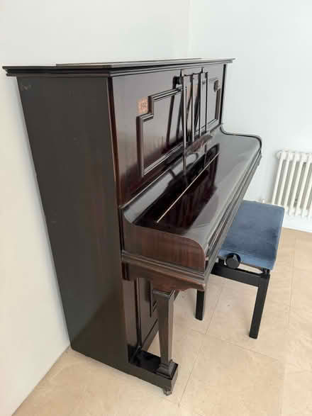 Photo of free Upright piano and piano stool (Belsize Park, NW3) #2