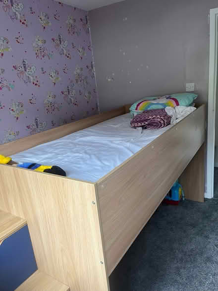 Photo of free Child's mid sleeper bed with steps (Glenridding CA11) #1