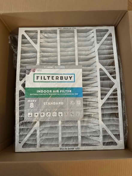 Photo of free Merv-8 20x25x6 HVAC Filters (Lake Linganore 21774) #1