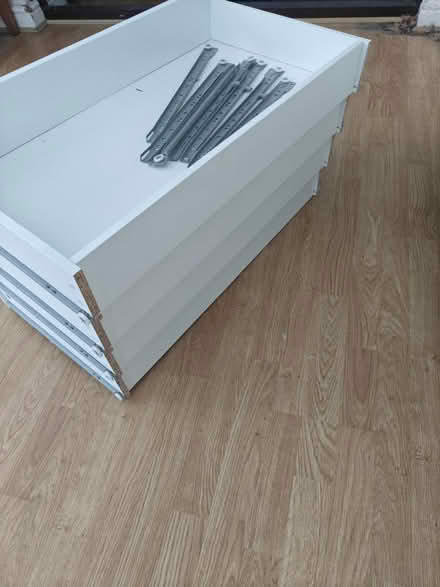 Photo of free White drawers with runners (Ramsbottom) #2
