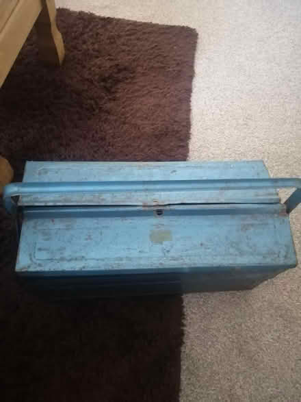 Photo of free Old Metal Toolbox (Chaddesden. Derby.) #1