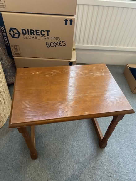 Photo of free Small solid wood vintage table (Finsbury Park N4) #2