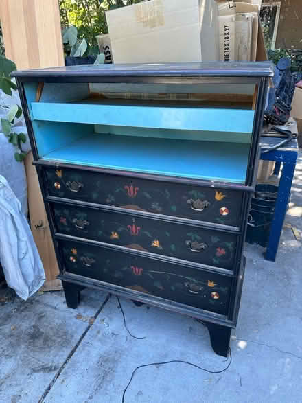 Photo of free Tall painted dresser (Woodside/Rutherford Estates) #1