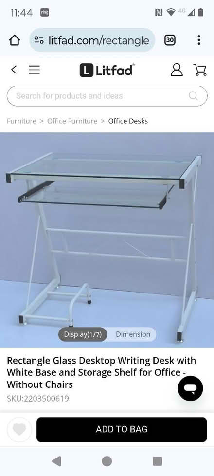 Photo of free Computer desk (Blackwater) #2
