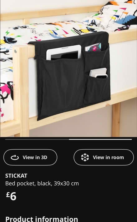 Photo of free Pockets that hang over chair or bedstead (x2) (Woodley RG5) #4