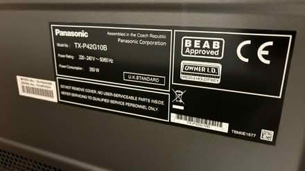 Photo of free 42” Panasonic TV and Speakers (SW152PA) #4
