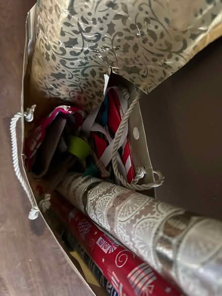 Photo of free Bag of wrapping paper and gift bags (Edgeley SK3) #2