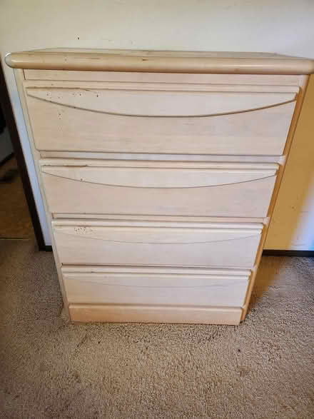 Photo of free Solid wood Dresser - 4 drawer (North Kirkland) #1