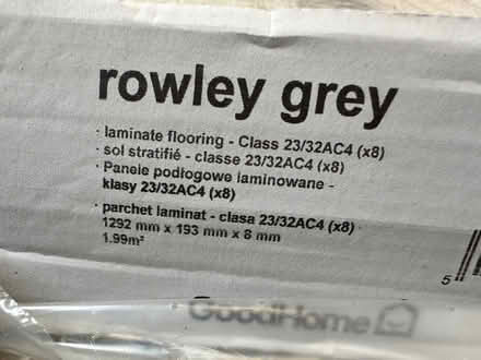 Photo of free Grey laminate flooring leftovers (Chigwell IG7) #3