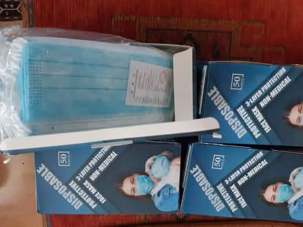 Photo of free New disposable face masks (CR7 Thornton Heath) #1