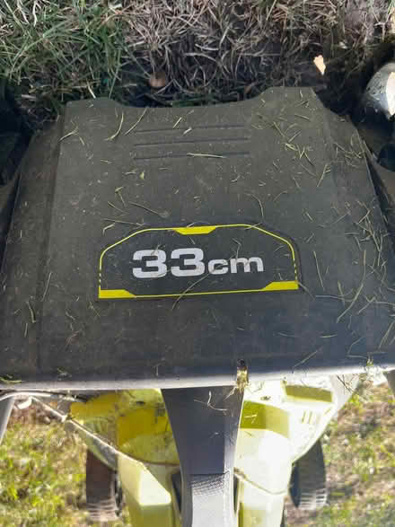 Photo of free FOR PARTS ONLY Ryobi One 33cm Lawn Mower (The Nurserylands TW12) #2