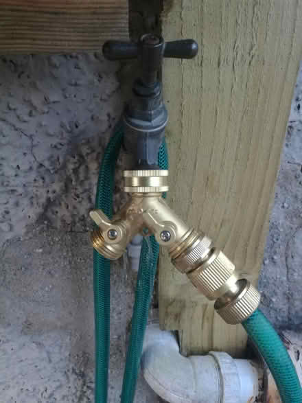 Photo of free DEFECTIVE brass tap splitter (Newtongrange, EH22) #3
