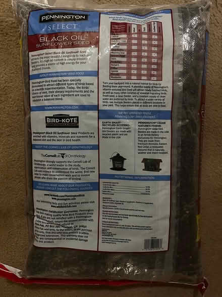 Photo of free 20 LB Pennington Bird Seeds SW ABQ (SW Albuquerque) #2