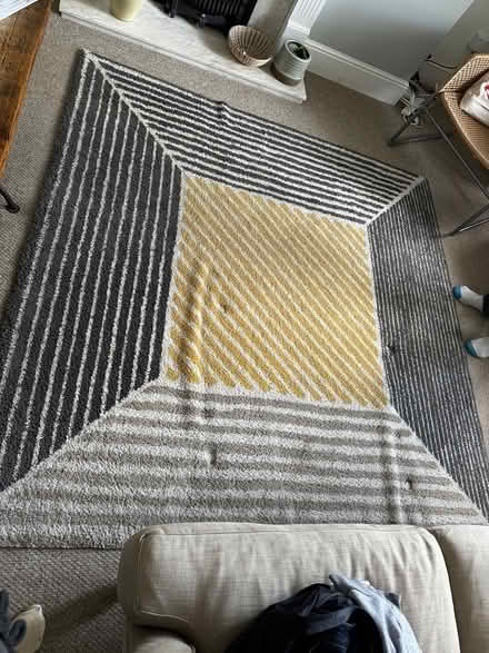 Photo of free IKEA geometric rug (Stoneygate, Leicester LE2) #3