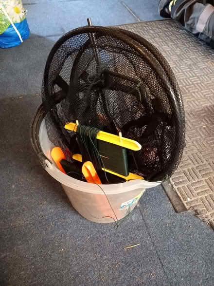 Photo of free Crab nets, bucket & lines (Matlock DE4) #1