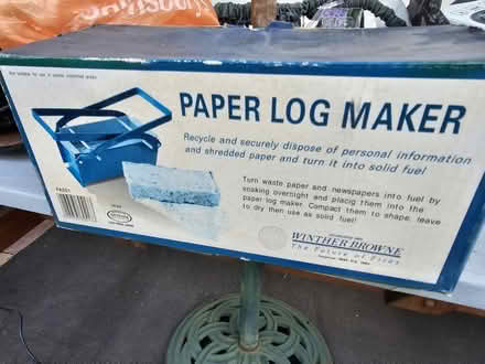 Photo of free Paper log maker (Mitcham CR4) #1