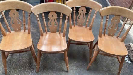 Photo of free Wooden chairs (Alcester B49) #1